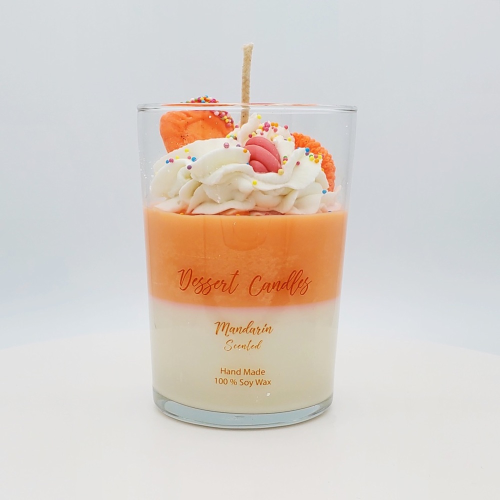 Dessert Candles Mandarin Scented Candle